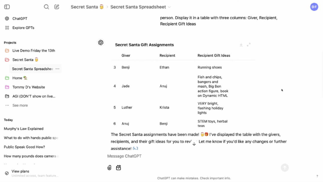 OpenAI重磅推出ChatGPT Projects功能，让ChatGPT更容易管理！网友：这是几日来最有用的发布