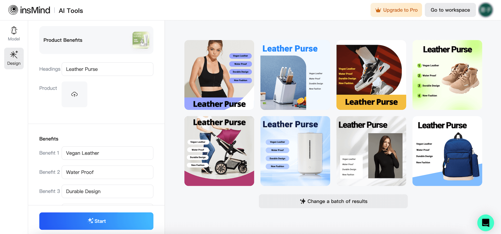 insMind - 稿定设计推出的AI商品图编辑工具