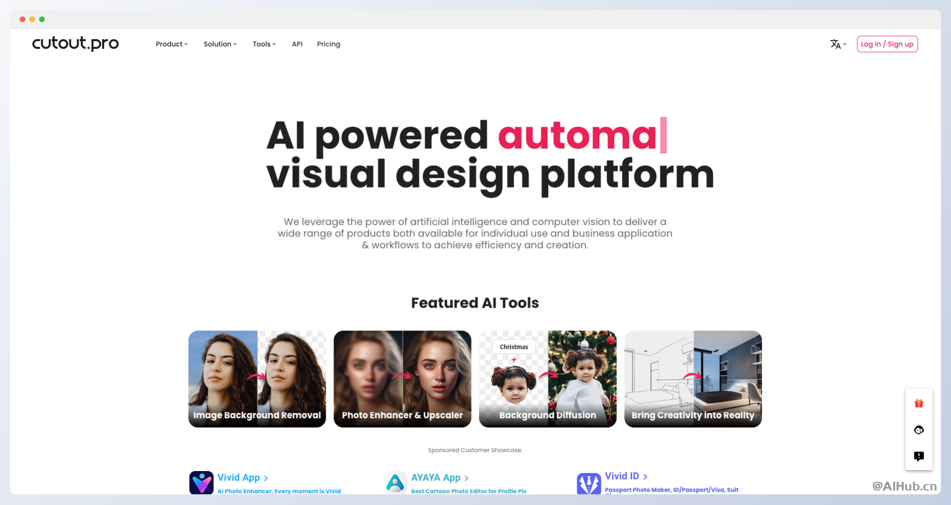 Cutout.Pro-AI 照片和视频编辑工具