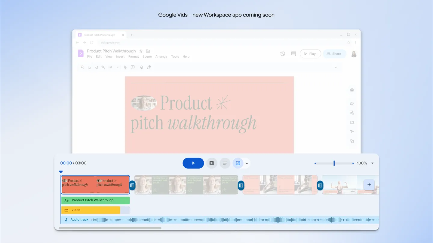 Google Vids-Google推出的AI视频创作工具